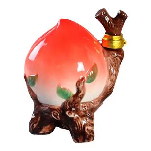 陶瓷1斤酒壶3斤寿桃小酒罐酒坛酒瓶密封罐果酒瓶空瓶子泡酒缸酒具