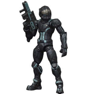 酸雨战争 1:18  3.75寸 FAV-A57 地狱灵骑 可动 兵人 人偶 模型