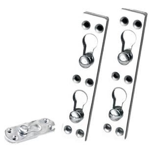加厚床插销床挂挂钩隐形挂片床铰链挂扣双钉配件五金连接件