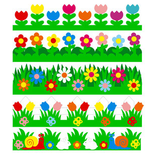 花边栅栏条幼儿园小学校班级黑板报文化墙贴装饰环境布置边框用品