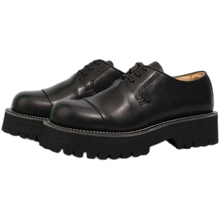 BLESS SHOE X kikat DERBY 固特异工艺厚底德比鞋 全真皮大头皮鞋