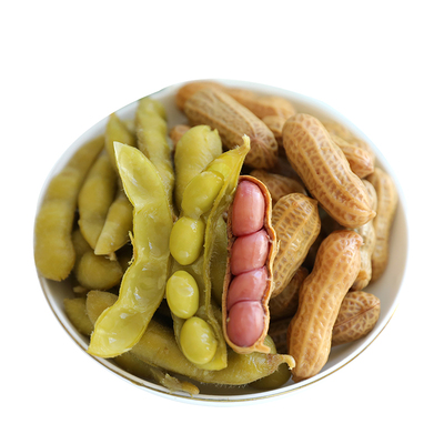 阿尤布卤水煮花生卤味五香毛豆开袋即食花生果烧烤下酒菜带壳零食