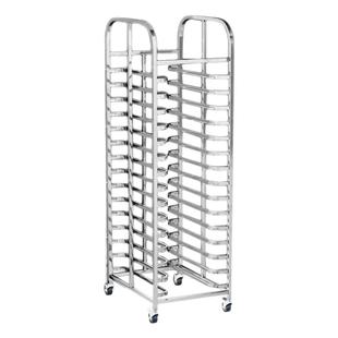 商用不锈钢烘培台车烤盘架子车多层可移动可拆装烘焙蛋糕架托盘架