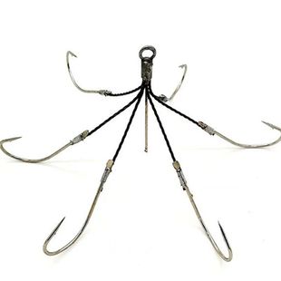 锚钩钢丝锚鱼钩三爪4爪五爪六爪八爪3叉锚钩4  5 6 8本钩抽钩包邮