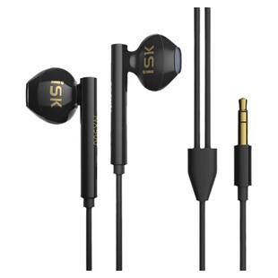 ISK nx500监听耳机直播声卡专用耳返耳机录音入耳式电脑主播2.5米