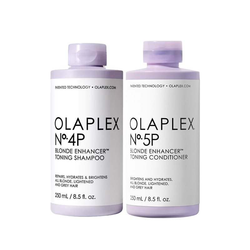 OLAPLEX欧拉裴4P5P去黄洗发水护发素洗护套组锁色护色固色250ml*2