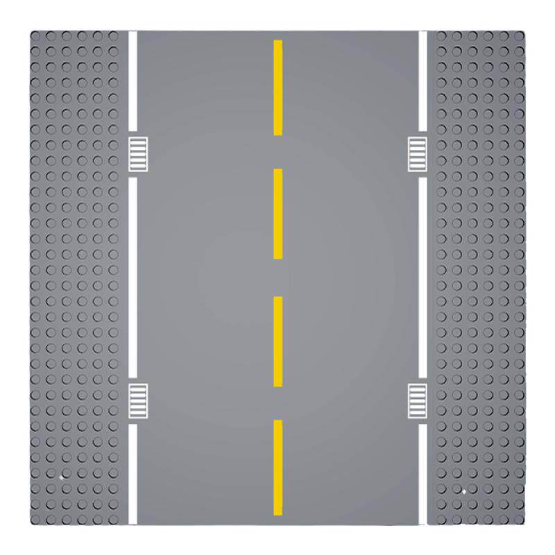 万格公路底板-直行小颗粒积木