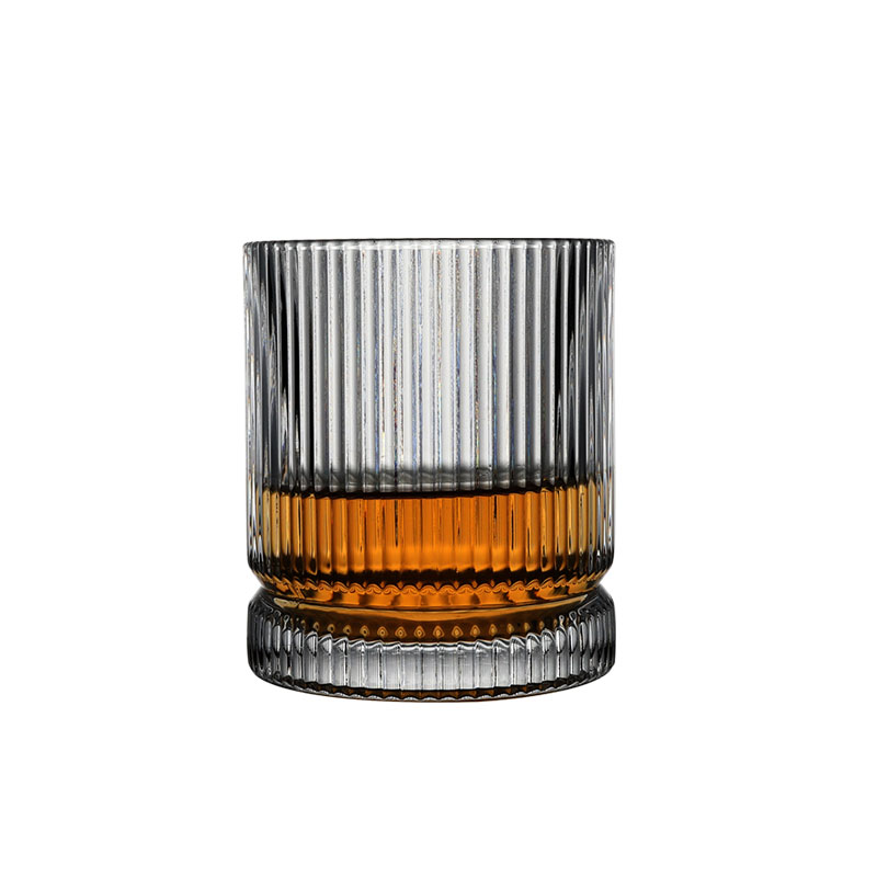 {水经菱浦晚，船过橘洲香}竖纹威士忌酒杯洋酒杯中古vintage水杯