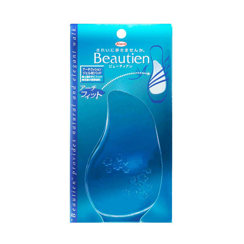 beautien扁平足透明日本进口鞋垫