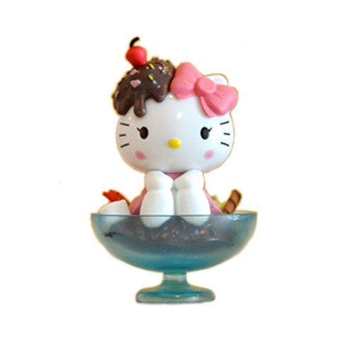 凯蒂猫点心款盲盒可爱摆件hello kitty猫樱桃巧克力超萌桌面摆件