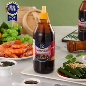 俄罗斯原装进口蚝油森莎娅厨房调味烹饪调味品酱料840ml