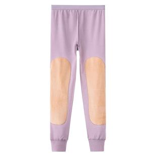 春织中老年带护膝秋裤女秋冬带加绒加厚保暖裤老人棉男士毛裤线裤