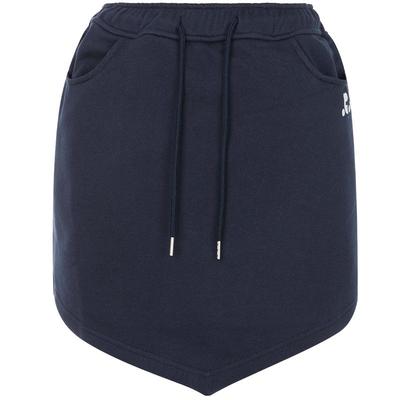 休闲纯色抽绳运动风迷你半身裙