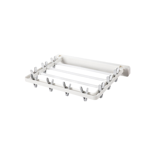 FaSoLa折叠晾衣架多夹子壁挂袜子晾晒架阳台防风内衣内裤晾晒神器