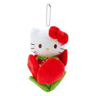 日本hellokitty正版郁金香凯蒂猫哈喽kt猫公仔玩偶毛绒包挂件挂饰