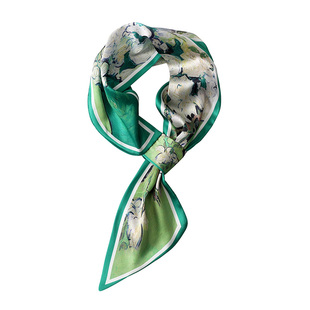 丝巾小长条方巾女春秋夏季护颈丝带围脖子懒人搭配衬衫装饰薄围巾