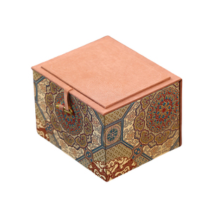 万花宋锦纹锦盒国风珠宝盒手镯盒文玩手串盒紫砂壶礼品盒建盏盒子
