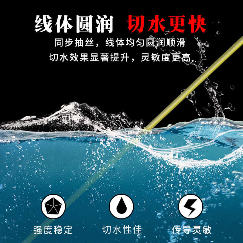 南北鱼线进化八倍耐磨线欧亚玛主线子线钓鱼线进口原丝强力尼龙线