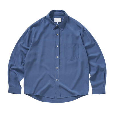 714street莱赛尔亚麻混纺衬衫