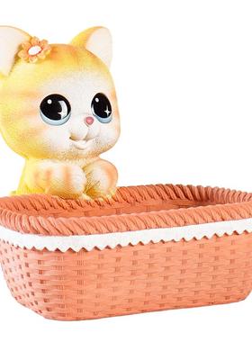 智老板树脂材质收纳储蓄罐卡通