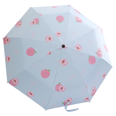 小清新花雨伞晴雨两用便携折叠