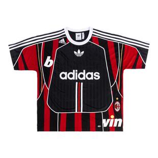 Adidas Remake 足球俱乐部 Jerseyfit 球衣拼接 T恤 ENCOMPASS