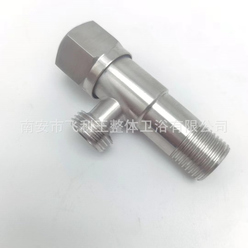 304不锈钢加厚4分快开角阀热水器止水阀冷热进水八字阀三角阀