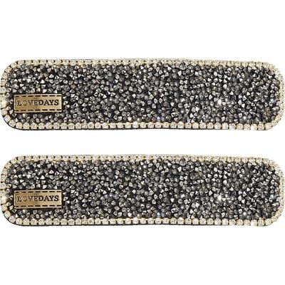 兰诺闪亮刘海侧边夹女2025新款时尚大气洋气轻奢对夹发夹头饰发饰