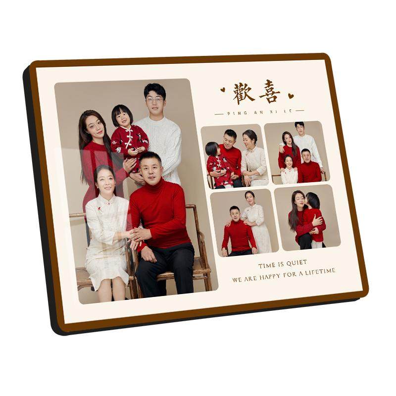 相框摆台照片定制洗照片做成水晶婚纱照挂墙相片打印加相册框制作