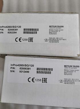 议价全新原装正品梅特勒托利多ph电极52005381 InPro4260i/SG/120