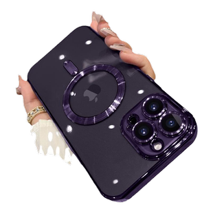 magsafe磁吸适用苹果15pro手机壳iPhone17promax套17新款硅胶17pro自带16镜头膜13透明12女款超薄14高15档11