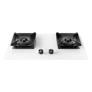 [品牌补贴]万和天然气燃气灶家用嵌入台式煤气猛火白色双灶具C5