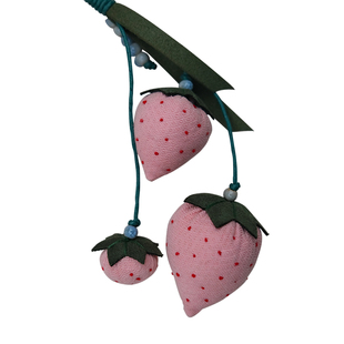 布说 刺绣草莓手工香包DIY材料包随身挂件车载可爱天然香料送礼