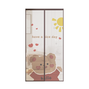 夏季防蚊门帘2026款家用厨房房间纱门魔术贴自粘磁吸遮挡隔断帘子