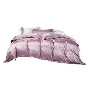 水星家纺100支超细旦天丝™四件套莱赛尔提花轻奢套件床品