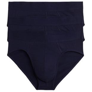 HM男士内裤3条装冬季弹力舒适棉质汗布松紧腰三角内裤1153729