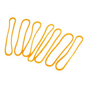 黄色扁平橡皮筋高弹力牛皮筋一次耐用捆菜橡皮圈橡胶圈黄皮筋套