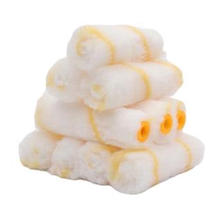 4寸不掉毛小滚筒刷子 迷你拇指滚筒刷头滚芯耐溶剂油漆涂料船用刷