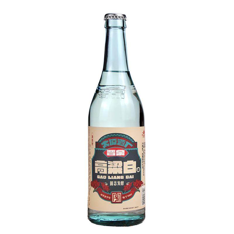 太原酒厂晋泉高粱白酒42度青白 整箱6瓶粮食酒 清香型白酒 高粱酒