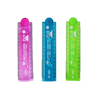 折叠软尺多功能带波浪线尺子直尺15厘米30cm画直线曲线小学生二 一年级文具折尺学习专用品儿童几何格尺套装