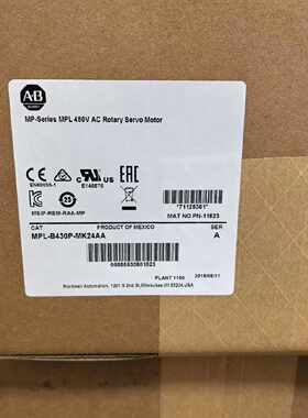 议价AB MPL-B430P-MK24AA MP系列MPL 480V交流伺服电机