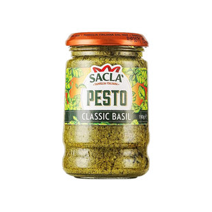 意大利经典罗勒酱Sacla萨克拉轻脂即食意面酱意粉酱美味拌面青酱