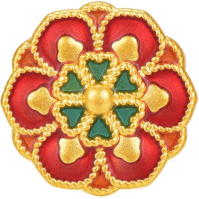 黄金华彩宝相串珠明牌珠宝