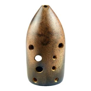 冯氏正品十孔双腔熏烧咪埙改进型双八咪专业演奏陶埙低音5到高音3