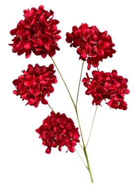 红色仿真花源头工厂批发