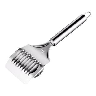 切面条器不锈钢切面刀手动滚轮专用划面压面机商用模具工具神器