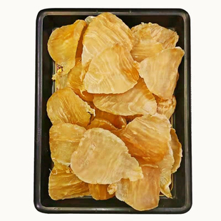 对胃好天然深海安南双牙鱼胶花胶水产干货正品肉厚软糯250克7个