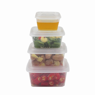 一次性酱料盒带盖正方形蘸料盒调料打包咸菜连体分装小料商用便携