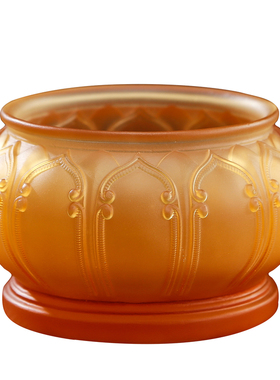 纯铜古法琉璃香炉供水杯果盘摆件