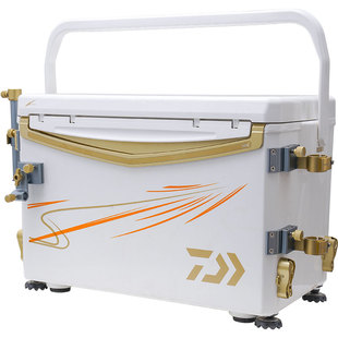 DAIWA达亿瓦 29L一击带升降脚钓箱 带配件免安装坐钓箱